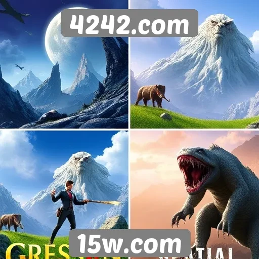 Comparativo de gráficos em jogos do site 4242.com
